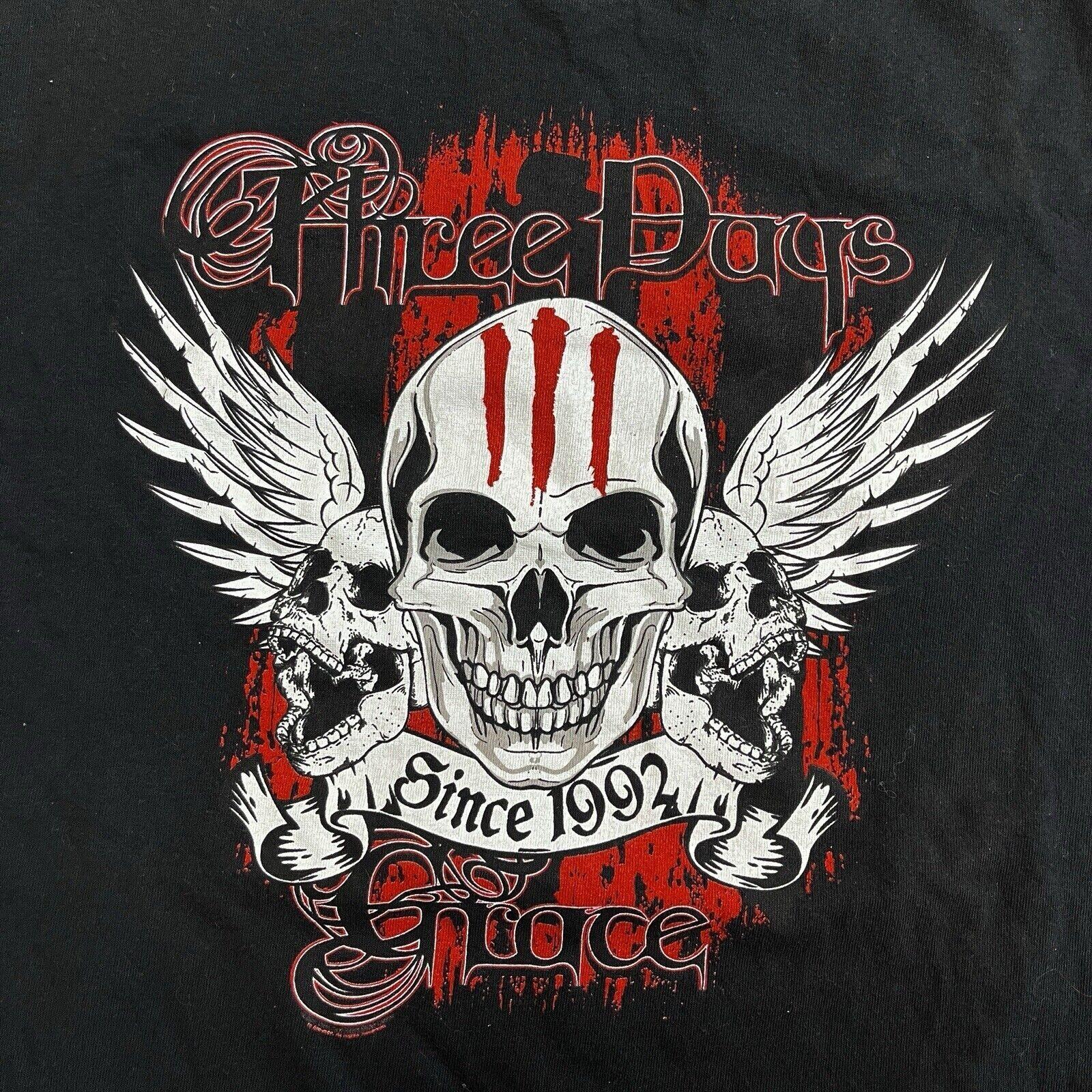 Three Days Grace Band Since 1992 Tee Shirt Black Unisex S-5XL 1V0166 S