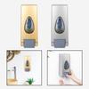 600ml Liquid Soap Dispenser Wall Mounted Refillable Manual Lotion Bottle No Punching Large Capacity Liquid Storage Container