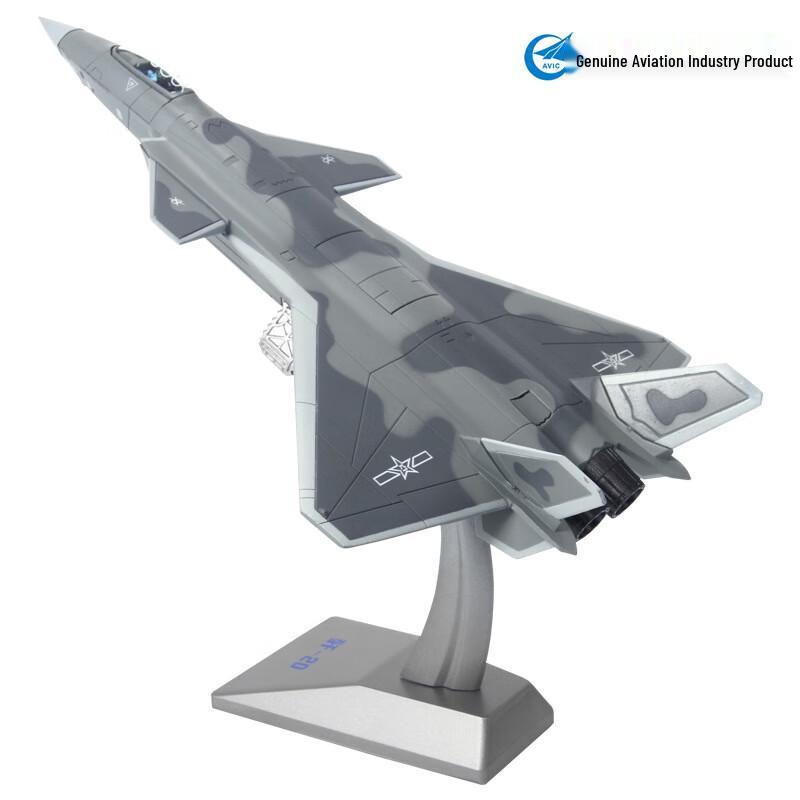 Rongji Alloy 1:72 J-20 Fighter Jet Model
