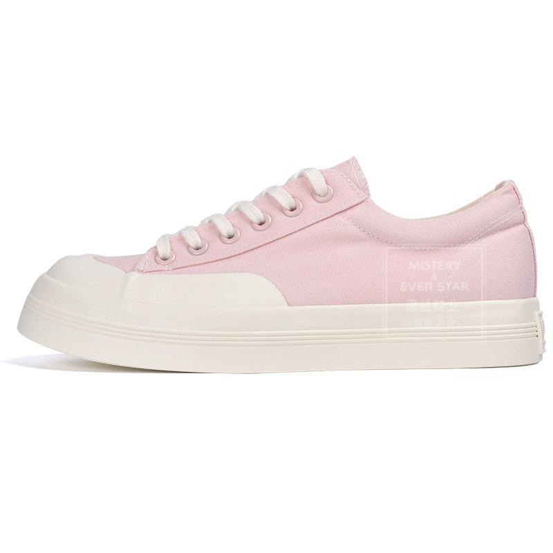 Pink platform heightening canvas shoes women's new trendy board shoes Hanhan big head shoes 501