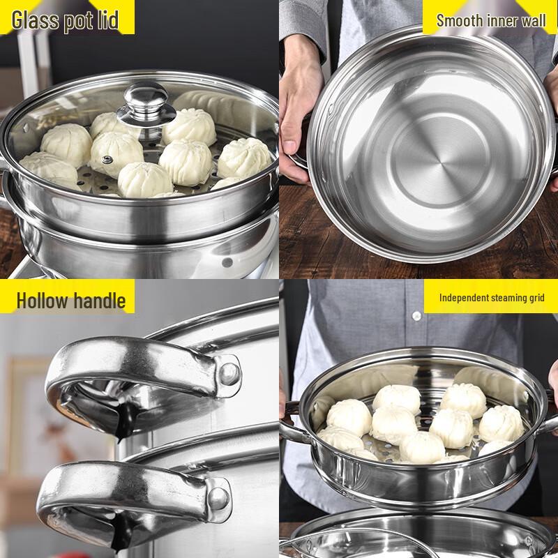 Sanjiaolong 304 Stainless Steel Multi-functional Pot