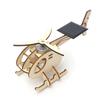 Educational Diy Solar-powered Helicopter Model For Kids 7-14 Years Old Customizable Wooden Material