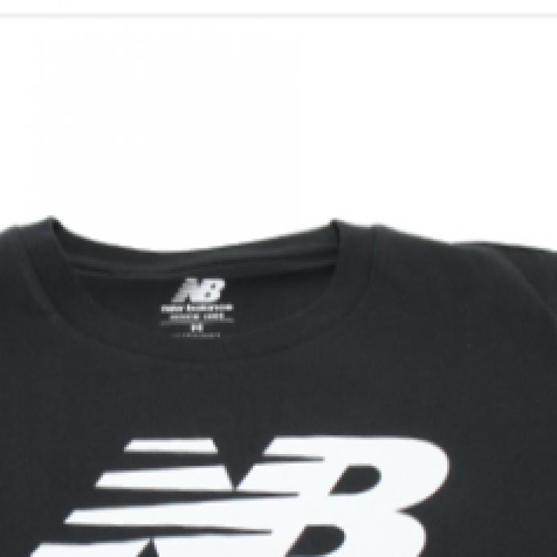 New Balance New Val Nb EssenTial Graphic CoTTon ShorT Sleeve T shirT Black wT91546 Bk