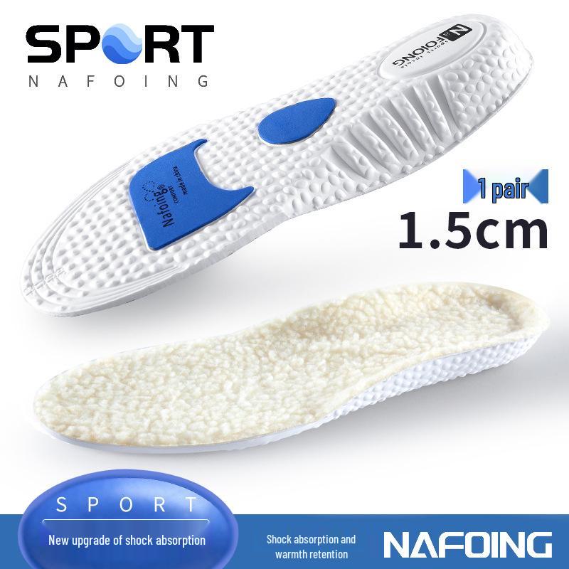 

Women s Winter Wool Insole: Velvet, Sweat-Wicking, Shock-Absorbing, Height-Boosting Pad for Martin Boots. 39-40