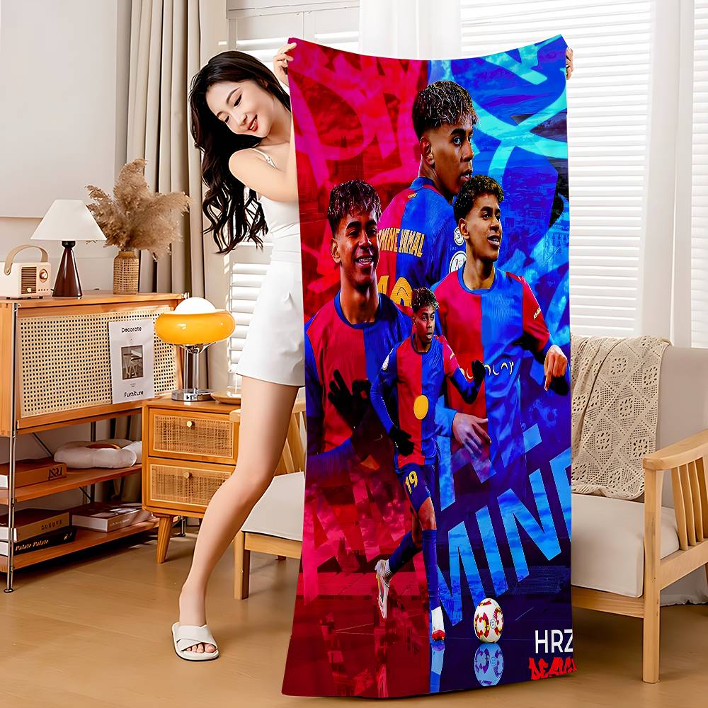 Lamine Football Player Y-yamals 19 Microfiber Beach Towel Absorbent Quick Dry Soft Yoga Swimming Resort Mountain Climbing Towel