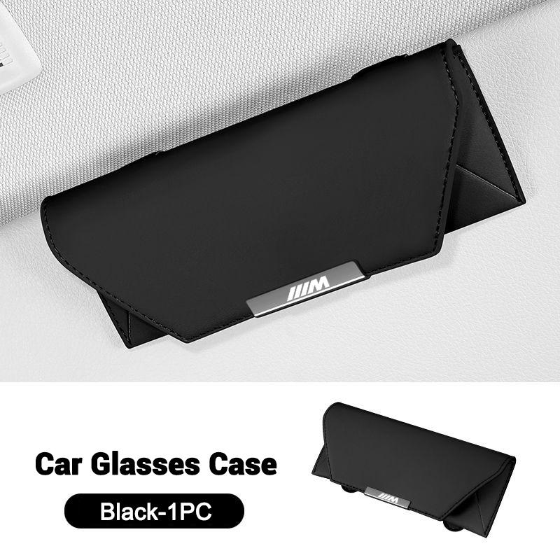 Multifunction Car Visor Sunglasses Clip Ticket Card Holder For BMW M1 M2 M3 X3M X4M X5M X6M X1 X7 E30 E90 E84 E83 F25 Accessory