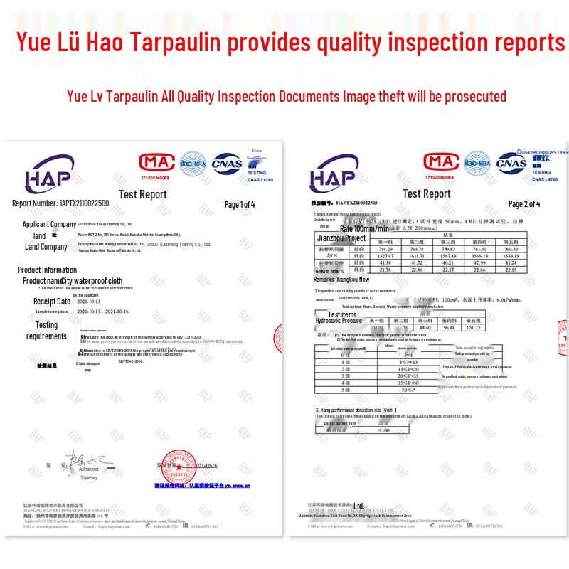 YUELVE Heavy-Duty Waterproof Tarp