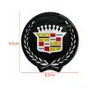 For Cadillac ATS BLS CTS CT4 SLS SRX STS XT4 Escalade Deville DTS 6.2X6.5CM ABS Car Fender Side Sticker Rear Trunk Badge Emblem