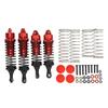 RC Shock Absorber Set Professional Aluminium Alloy RC Car Front Rear Shock Absorber Set for 1 10 RC Car