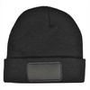 L-Merch Knitted Woven Patch Beanie