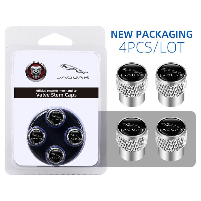 Automobile  Aluminum Wheel Tire Valve Stem Caps Airtight Covers For Jaguar XF 250 X Type F Pace Xj X351 Xe S-Type XFR XKR XEL HH1