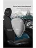 Universal Four-Season Cartoon Leather Car Seat Cushion Set for Five Seats