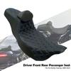 Motorcycle Driver Passenger Two-Up Seat With Backrest Cushions Leather Seat For Harley Touring Electra Street Road Glide 09-2023
