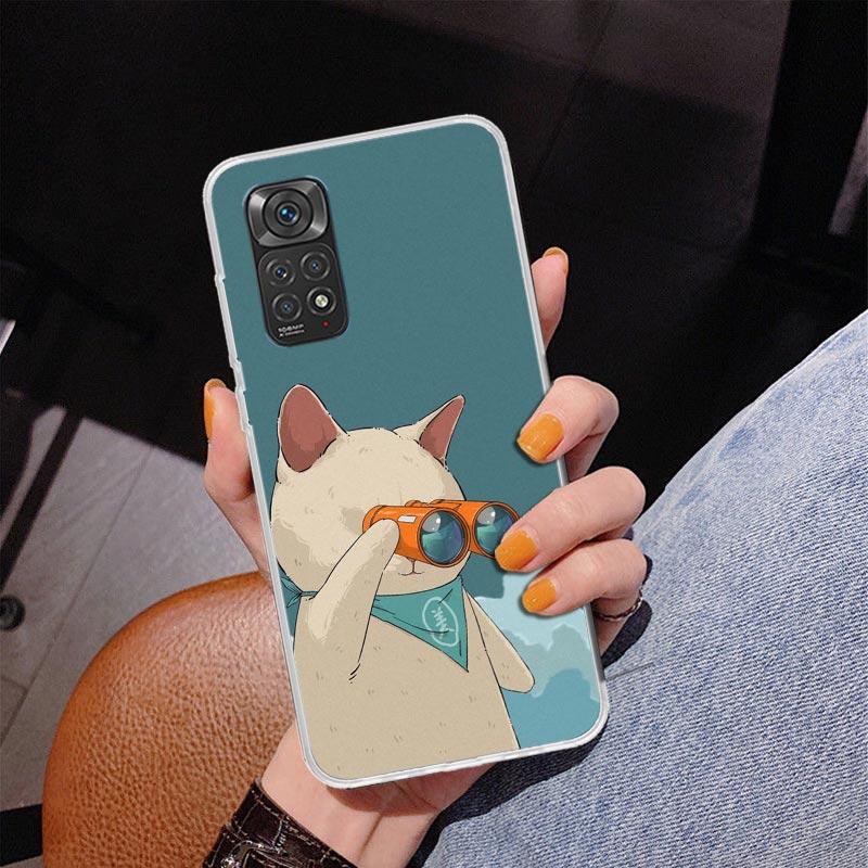 Cute Cartoon Lucky Cats Phnoe Case for Phnoe Case for Xiaomi Redmi Note 15 14 14S 13 Pro Plus 12 12S 11S 11E 10S 10 11T 5G Uniqu