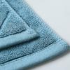 Inyahome Luxury Bath Mats Floor Towel 100% Cotton Absorbent Hotel SPA Shower Mat Machine Washable Fade Resistant Bathtub Mat