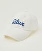 Seteo Vintage Casual Applique Ball Cap White