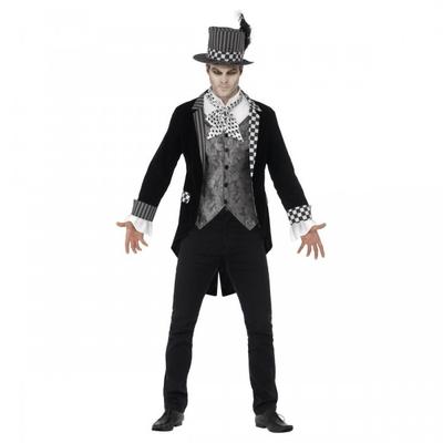 Smiffys Unisex Adult Deluxe Dark Hatter Costume Set