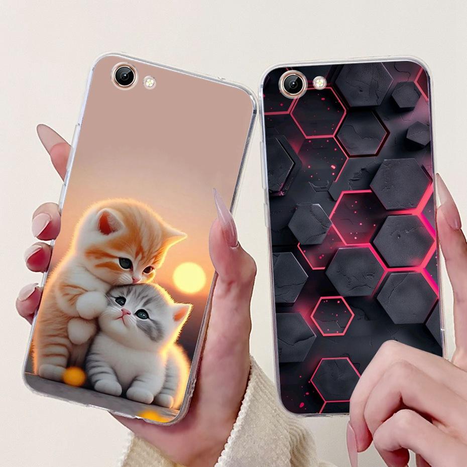 New Design Phone Case For Vivo Y71 Y71i Y71A Clear TPU Back Cover For Vivo 1724 1801 1801i Y71 Y 71i 4G Soft Silicone Cases