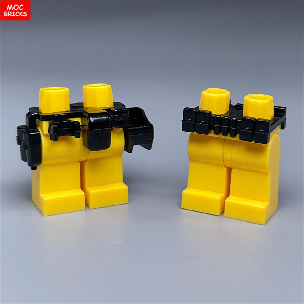 MOC Bricks 4cm Figure Body Wear Belt 27145 SWAT Educational Building Blocks Dolls DIY Toys For Kids Xmas Gifts