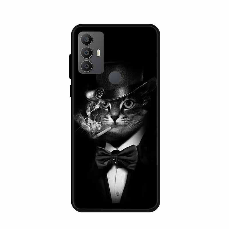 For Alcatel 1V 2021 Case 6002A 6002D Cool Fashion Soft TPU Silicone Bumper Fundas for Alcatel 1V (2021) Capa for Alcatel1v 1 V