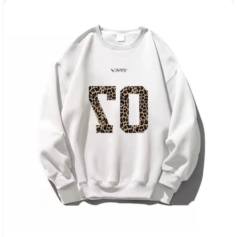 Těžký samet z lišky stříbrné, čistá bavlna, kulatý výstřih, plus, dámská mikina, zimní volný ležérní top