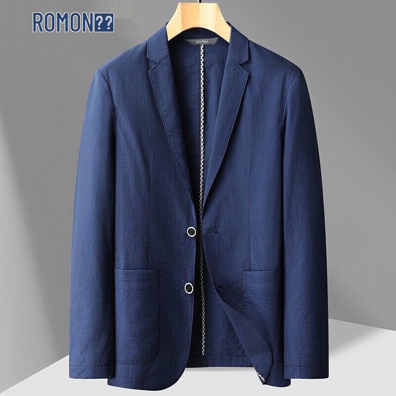 Romon Men s Sun Protection Business Casual Slim Fit Jacket 185/2XL