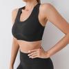 Reggiseno Sportivo da Yoga a Pois ad Asciugatura Rapida da Donna con Imbottiture - Top Fitness Antiurto, Traspirante e di Supporto con Elegante Design sulla Schiena