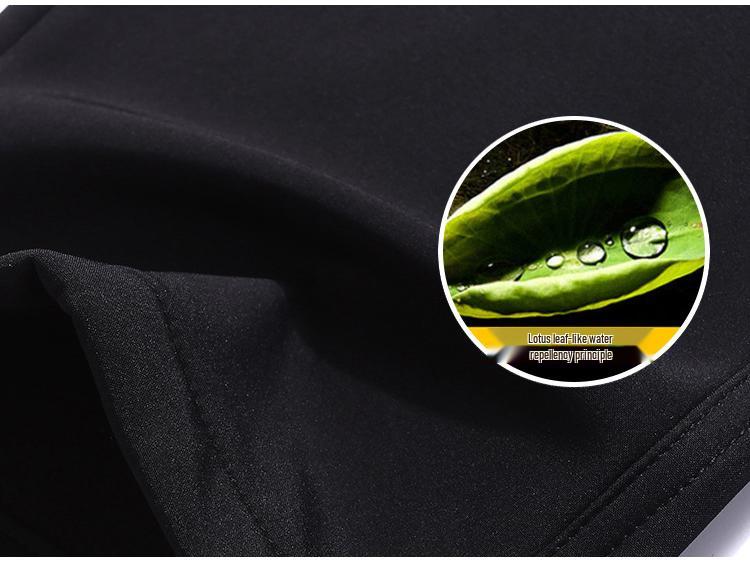 Men's Plus Size Fleece-Lined Winter Mountaineering Suit: Windproof, Rainproof, Thick, and Warm.