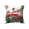Christmas Atmosphere Santa Claus Print Pattern Cushion Cover Home Decoration Living Room Sofa Square Pillow Cover