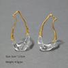 Modern Zircon European and American Design Irregular Earrings For Women Party Gifts 2025 Trend New Hot Selling