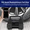 Car Tire Pump with Digital Pressure Gauge Heavy Duty Air Compressor High Precision Auto Inflatable Pump LED Emergency Flashlight