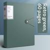 1Pcs Pp High Transparency And Waterproof Insert Brochure 60/100 Pocket A4 File Folder Suitable For A4 Size Documents And Papers