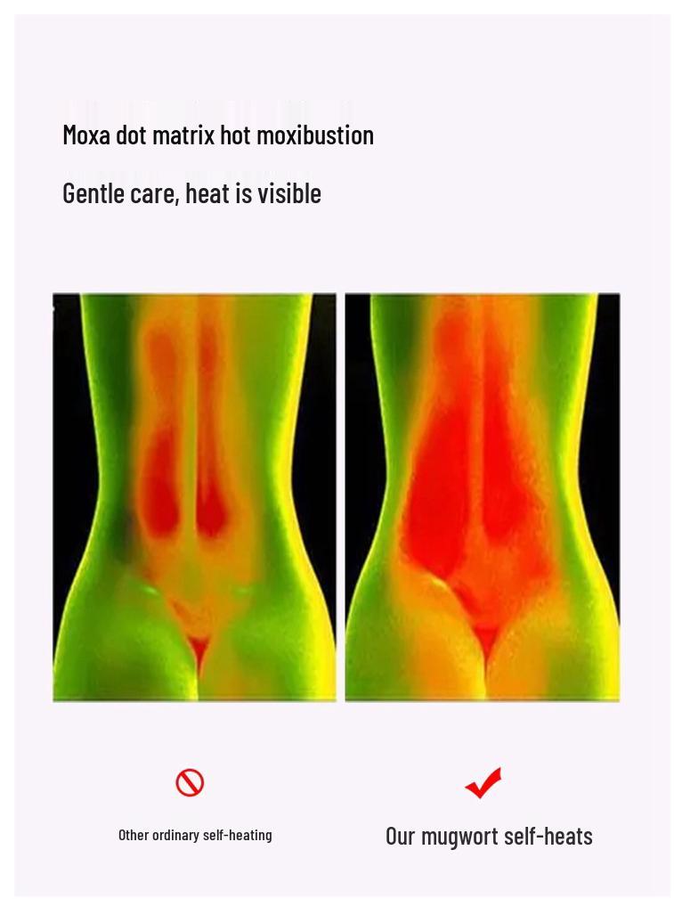 Unisexový podpůrný pás na pas s pelyňkem a kašmírem: Hřejivý břišní pás a chránič žaludku pro ochranu před chladem.