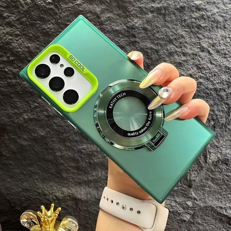 Matte Holder CD Ring Phone Case For Infinix ITEL S23 A48 A05S A60 S16 S17 Vision 3 1 Pro Plus Itel P55 P38 P36 Lite Cover Capa