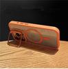 For iPhone 16 Pro Max Luxury Magsafe Magnetic Lens Holder Stand Phone Case For iPhone 11 12 13 14 15 Plus 16E Protective Cover