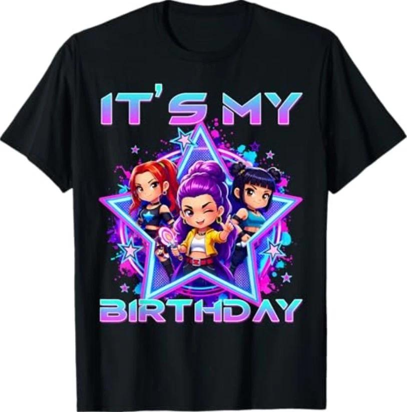 It s My Birthday Cute Chibi K-pop Birthday K-pop T-Shirt XXXL