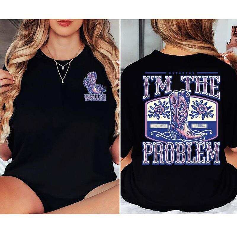 

I m the proplem 2 sides Unisex T-Shirt, gift for country music fan S