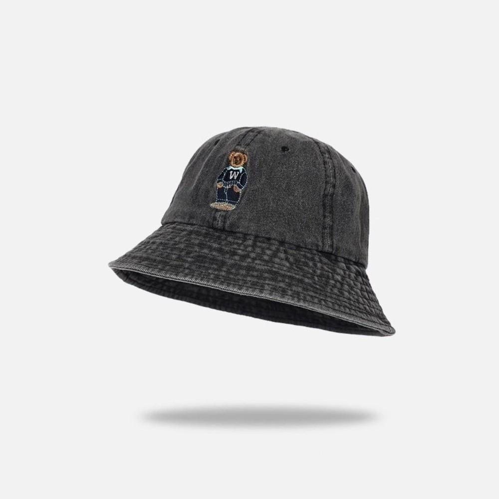 Versatile Denim Bucket Cap Korean Sun Protection Hat Cute Denim Fishing Cap  Spring Summer