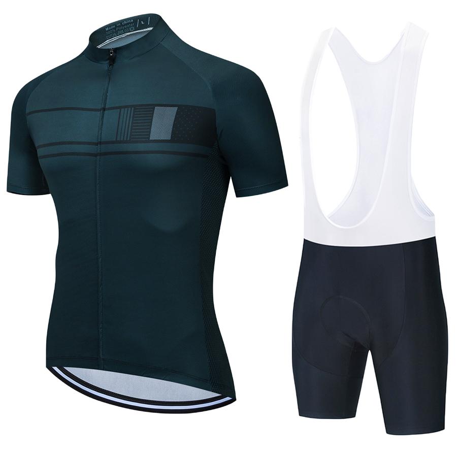 2025 Pro Cycling Set Summer Cycling Jersey Set Bike Cycling Clothing Breathable MTB Bicycle Sportswear Suit Men Cycling Clothes