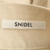 unused SNIDEL Belted Tuck Long skirt 1 beige Women Used