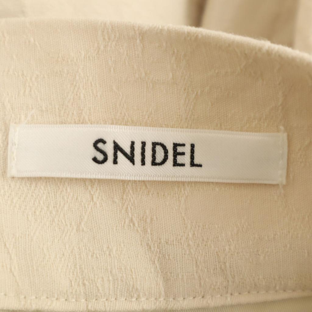 unused SNIDEL Belted Tuck Long skirt 1 beige Women Used