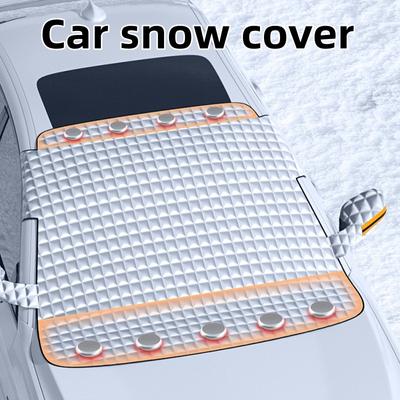 Car Snow Shield, Front Windshield Cover, Antifreeze Cover, Windshield Frost and Snow Cover Snow Cloth