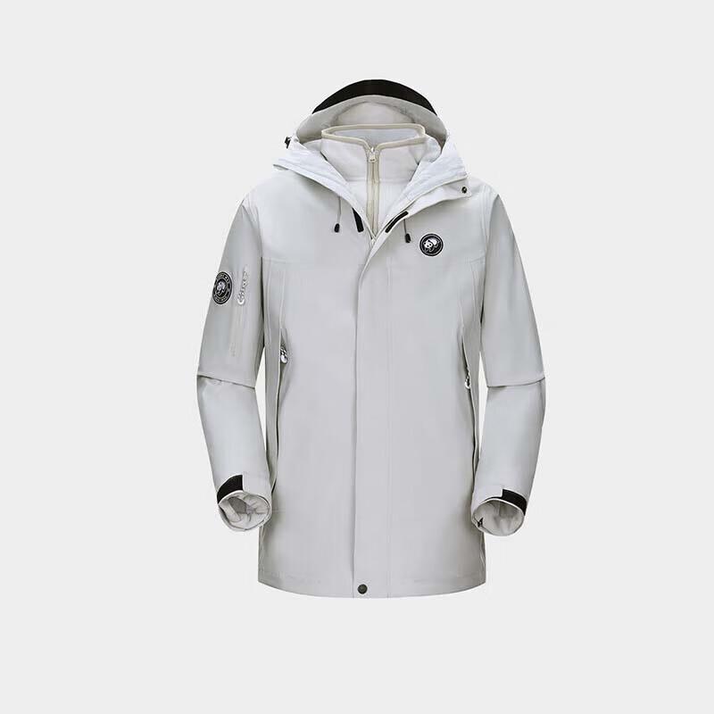CAMEL Unisex 3-in-1 Fleece-Lined Outdoor Jacket
