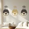 Vintage Wall Mounted Candle Sconce for Bedroom and Dining Room Decoration Metal Tree Shape Wall Hanging Candle Holder