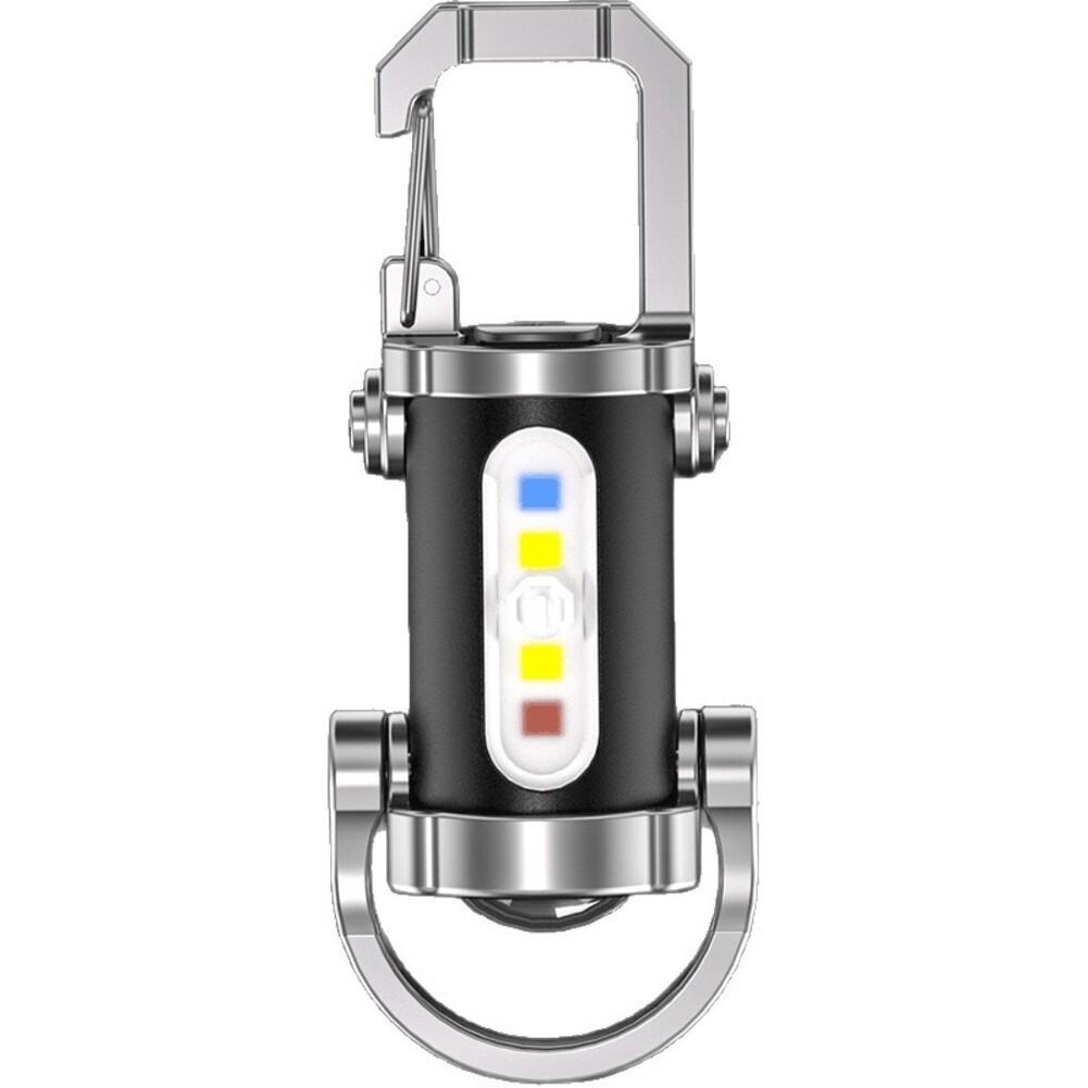 Lightweight Portable Keychain Flashlight Super Bright USB Rechargeable Design