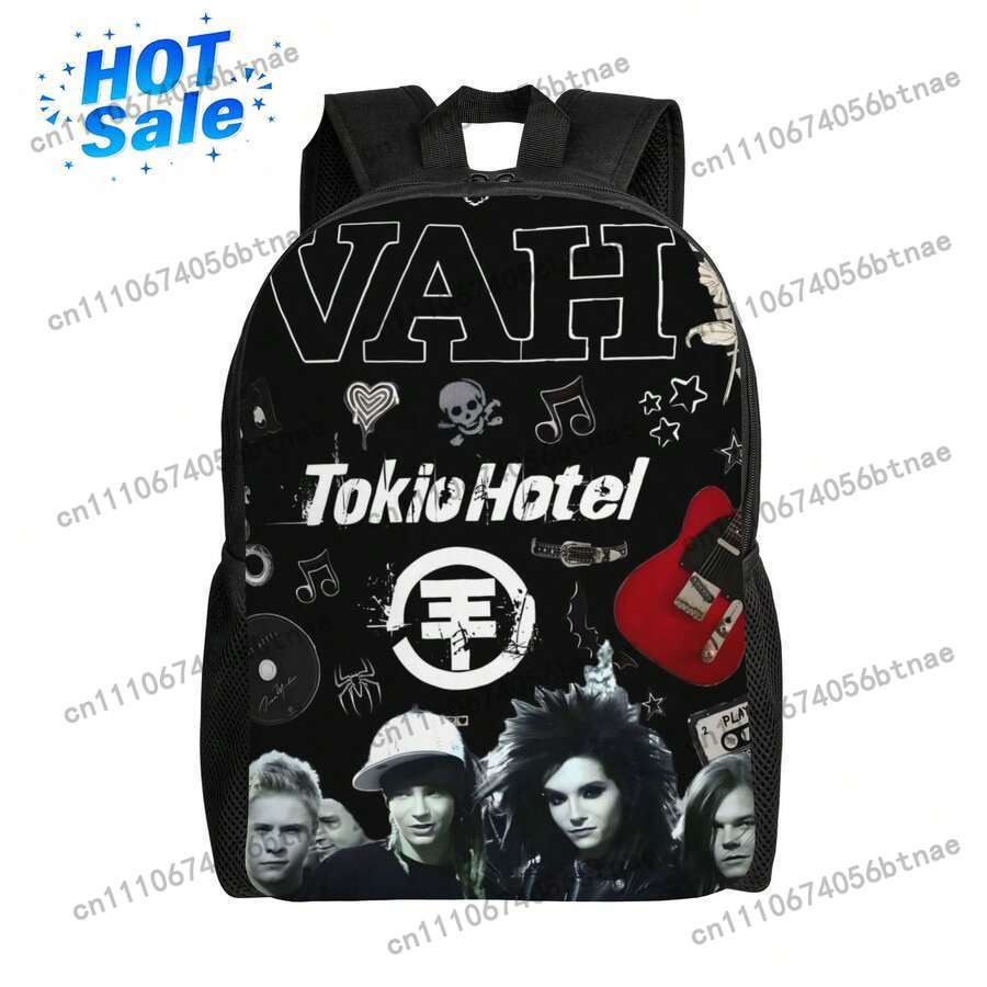 Tokio-Hotel Tom-Kaulitz Men` Minimalist Single-Compartment Backpack