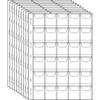 Transparent Inside Pages Coin Album Page PVC Badge Protector  for Coins&Badge