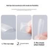 300Pcs/Bag Full Cover Press On Fake Nails Matte Ultrathin TransparentCoffin Tips Nails Extension Diy Practice Nail Tool