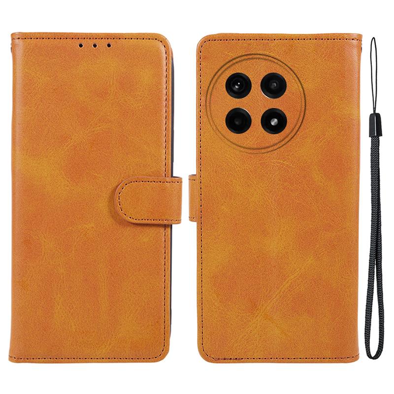 For OnePlus Ace 5 5G/Ace 5 Pro 5G Case PU Leather Wallet Protective Phone Cover Calf Texture