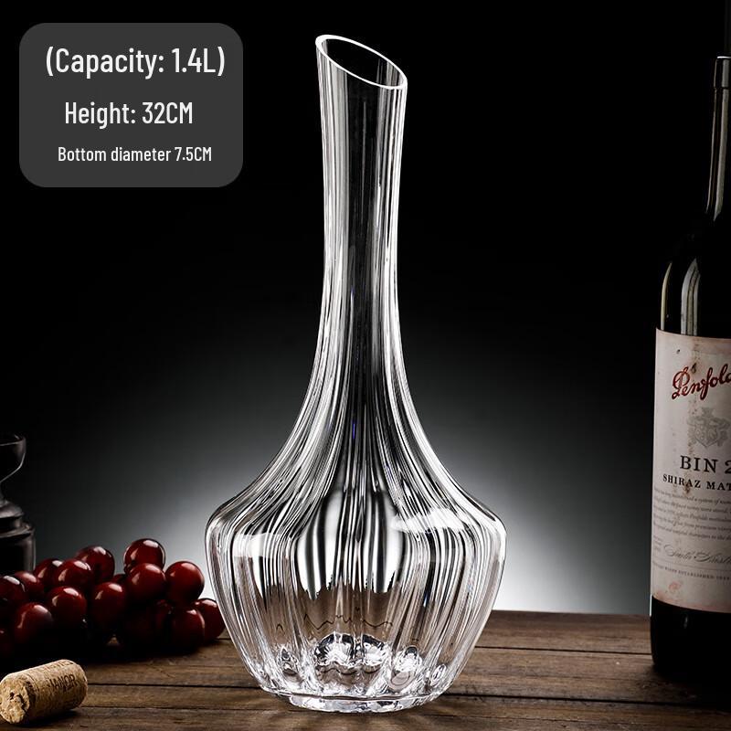 DU Guanshan Waterfall Glass Wine Decanter Decanter